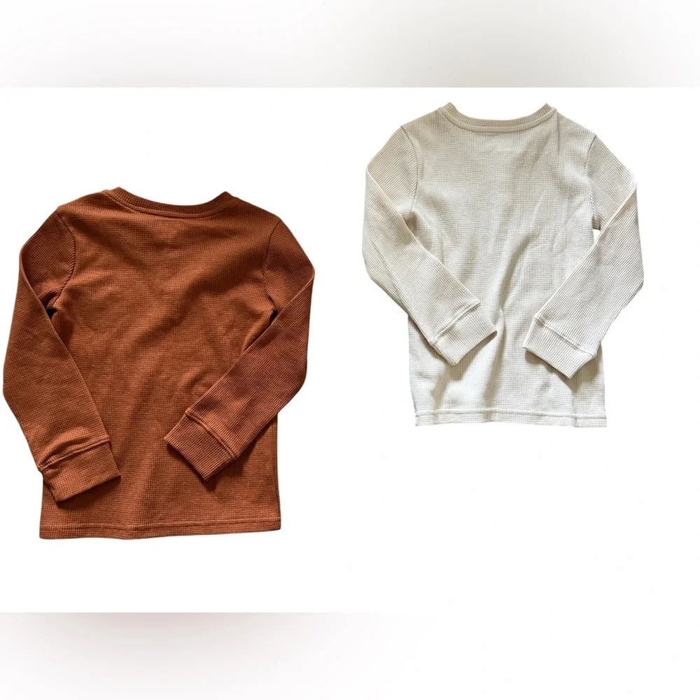 Children’s Place Boys Long Sleeve Thermal Henley Bundle | 5T